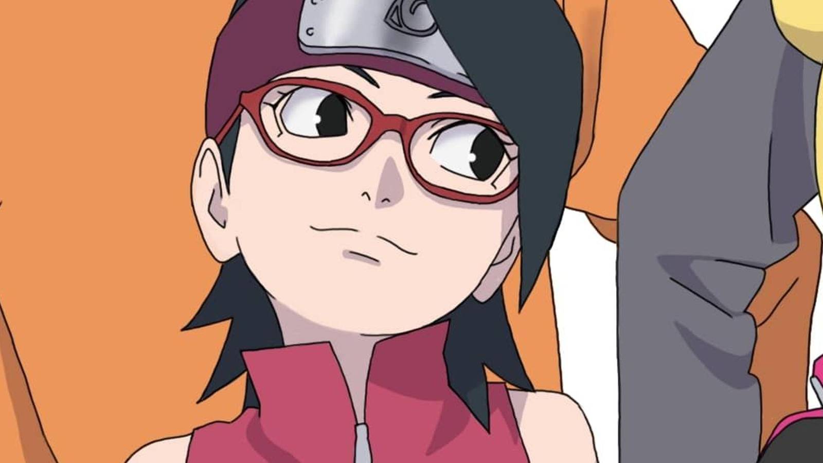 picture: sarada in boruto anime.