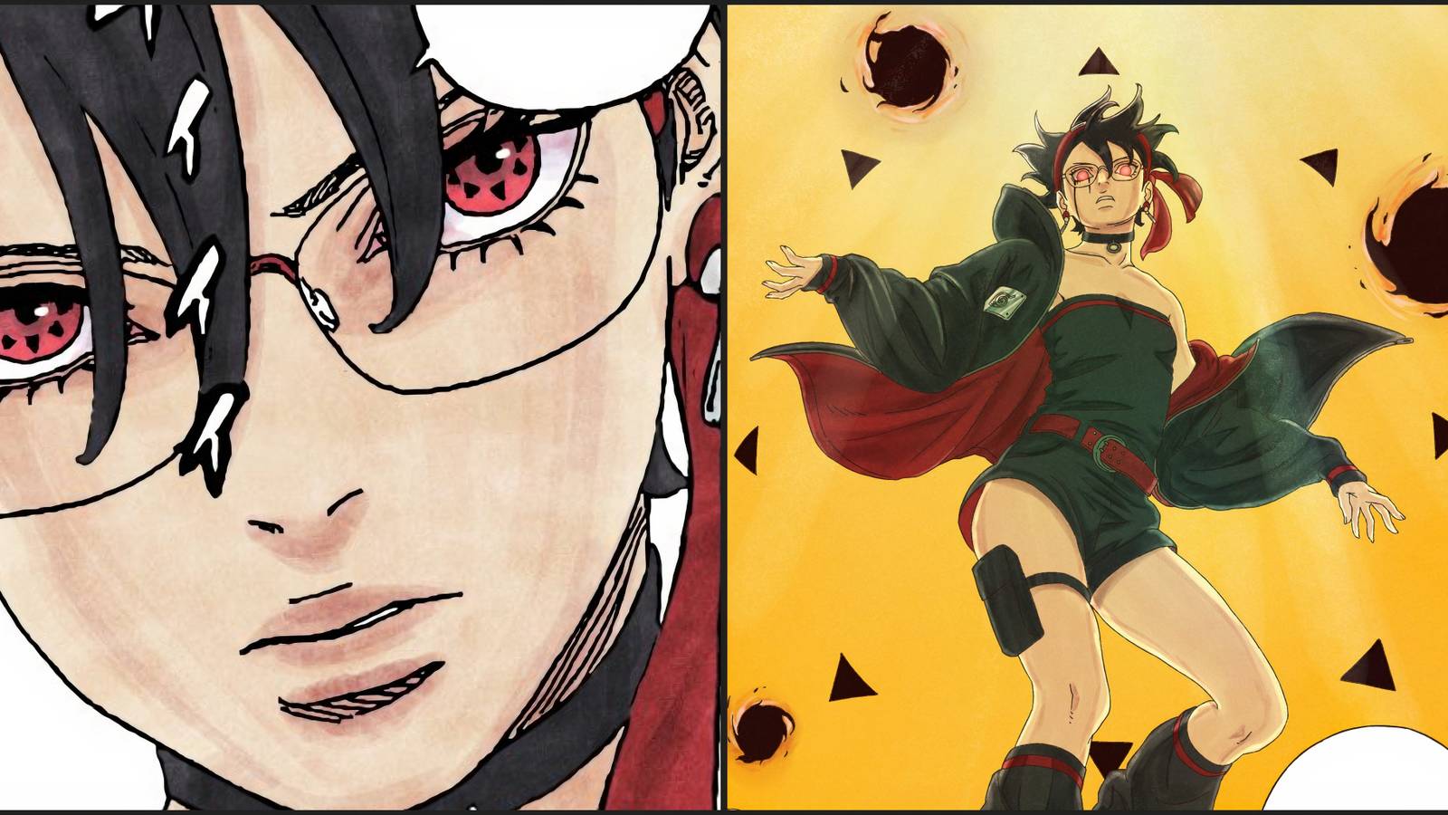 Sarada Uchiha Mangekyo Sharingan Powers Black Hole Ohirume