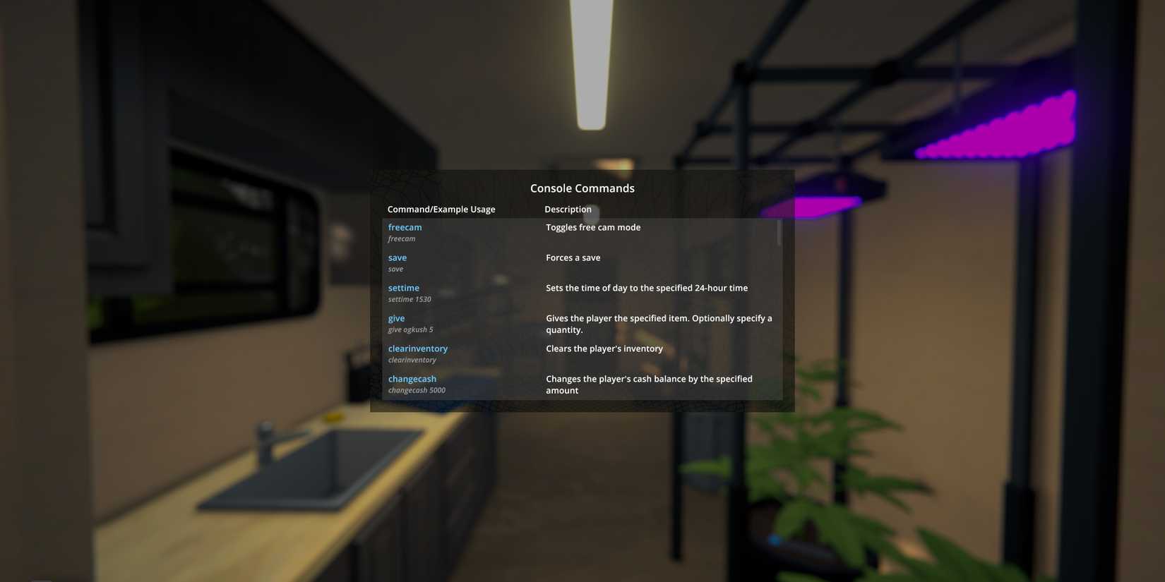How to Use Cheats and Console Commands in Schedule I