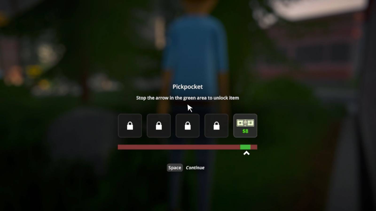 Schedule 1 - Pickpocket