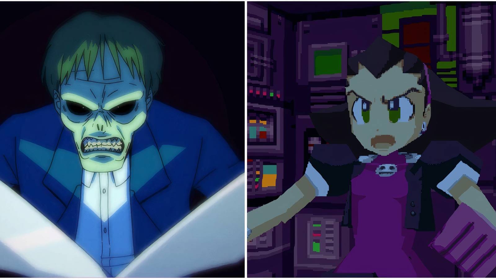 Scissorman in Clock Tower and Tron in Mega Man Legends