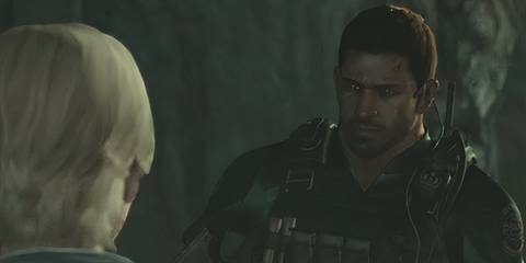 Chris talking to Sherry