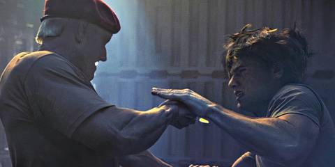 Leon training with Krauser