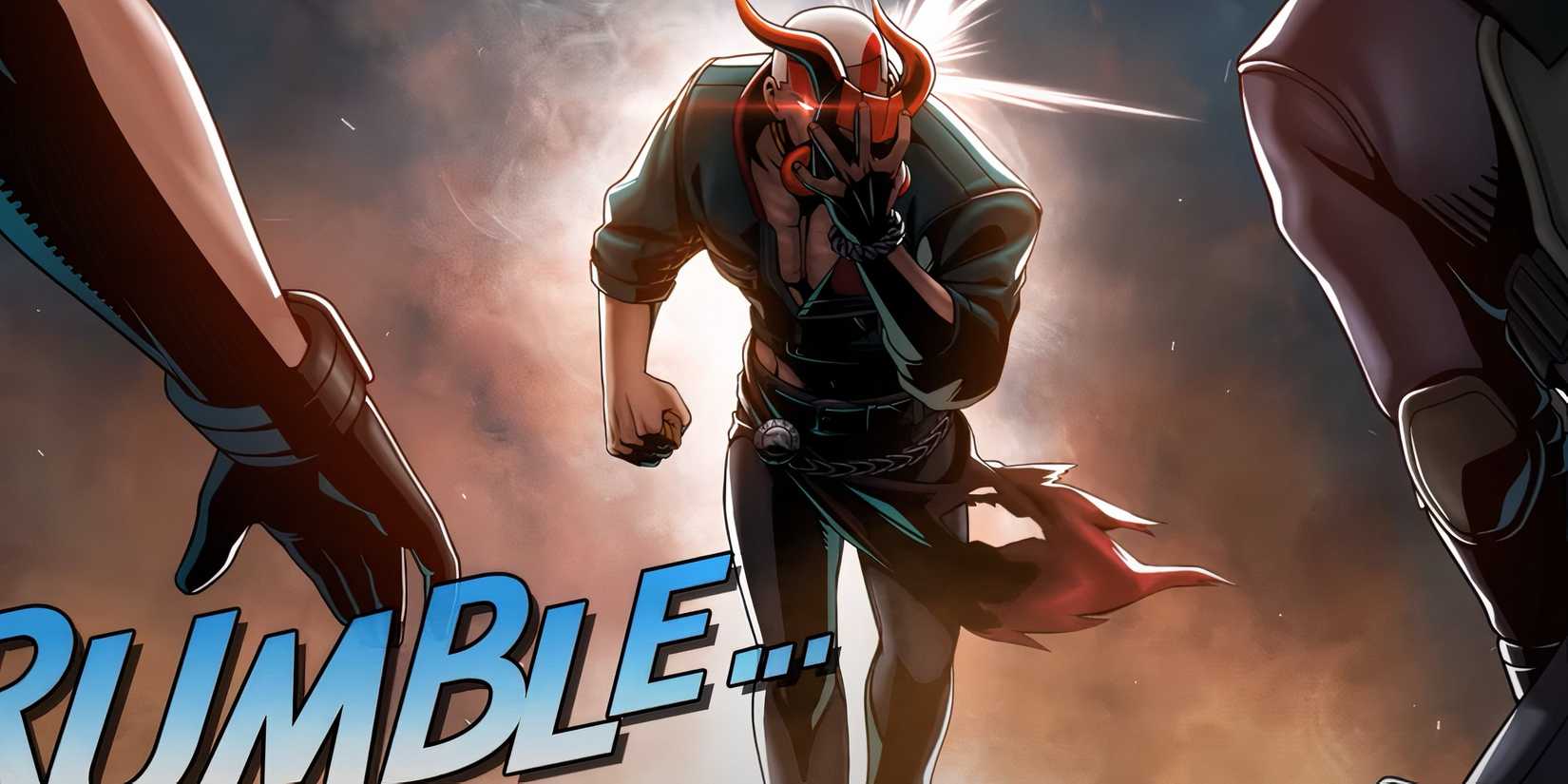 Voc Reaper putting in Abel's Mask