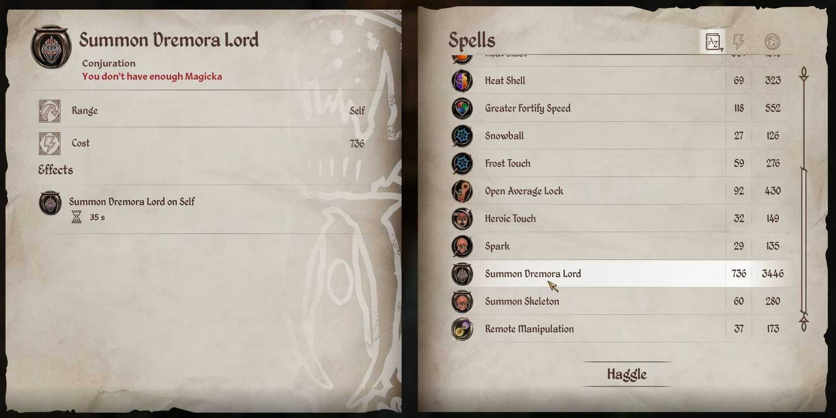 Oblivion - Summon Dremora Lord