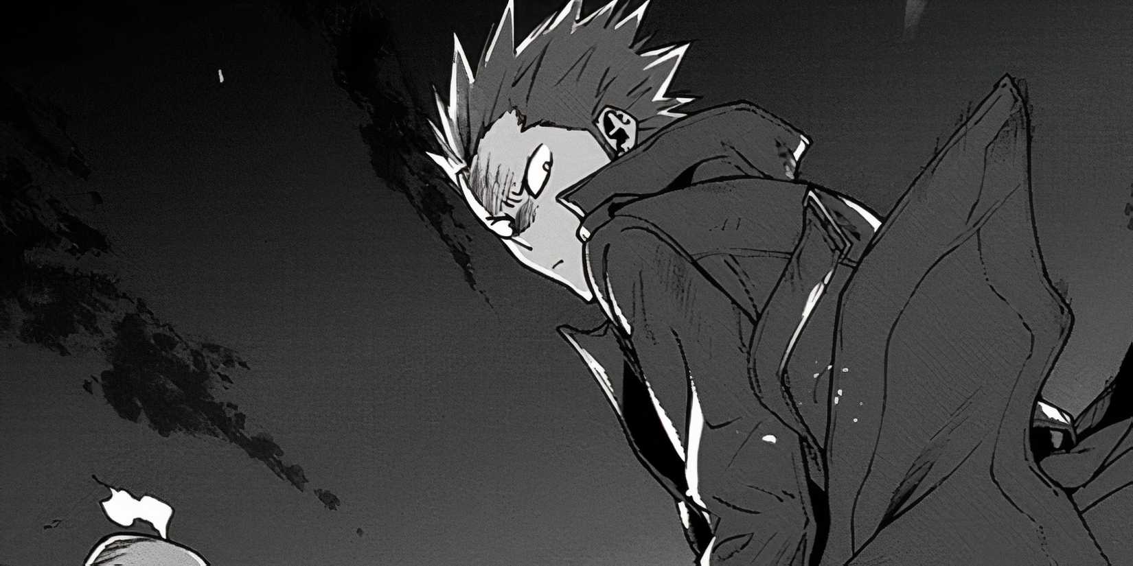 Soga walking with a coat on in My Hero Academia Vigilantes