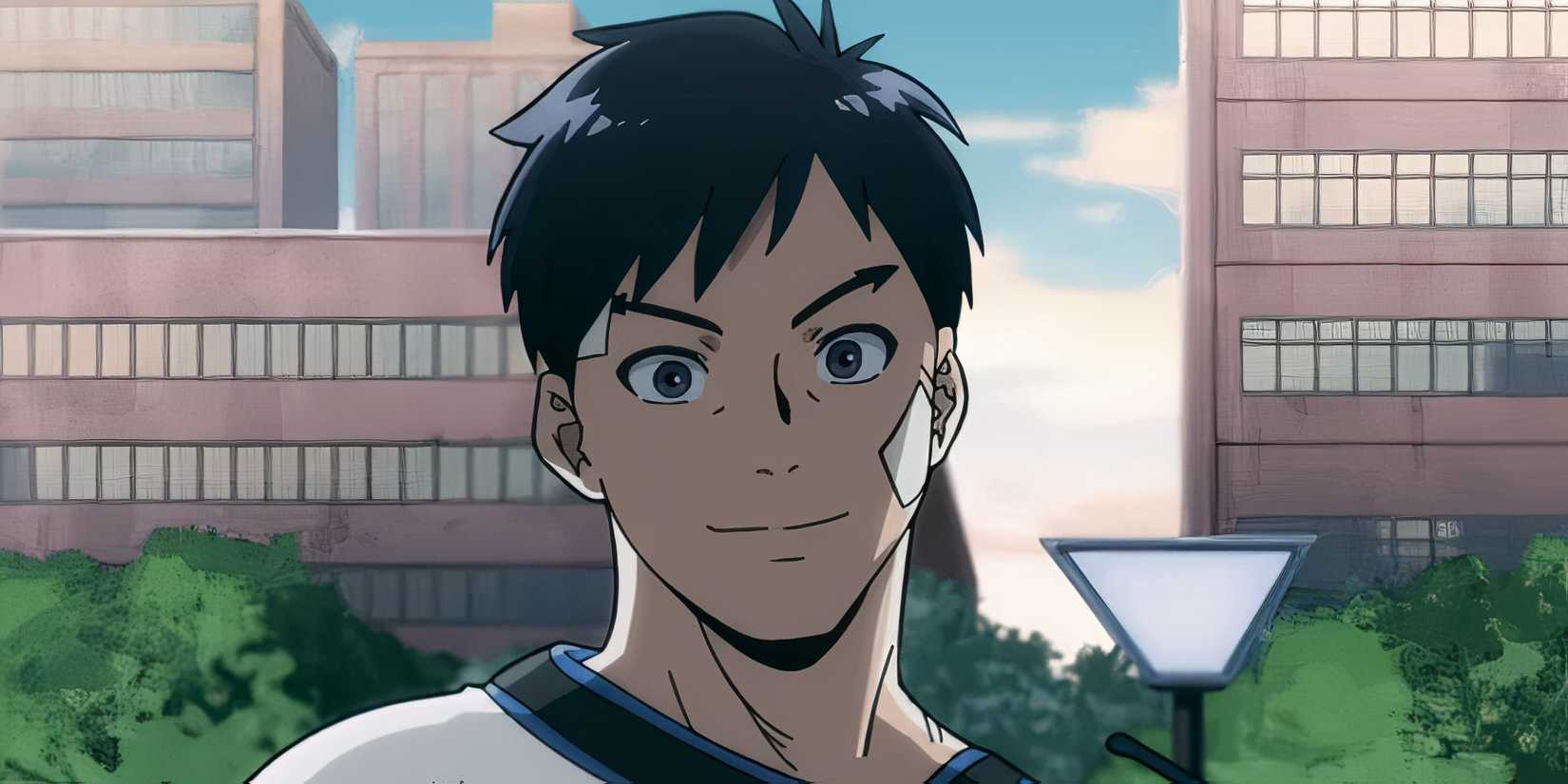 Tensei Ida smiling in My Hero Academia Vigilantes