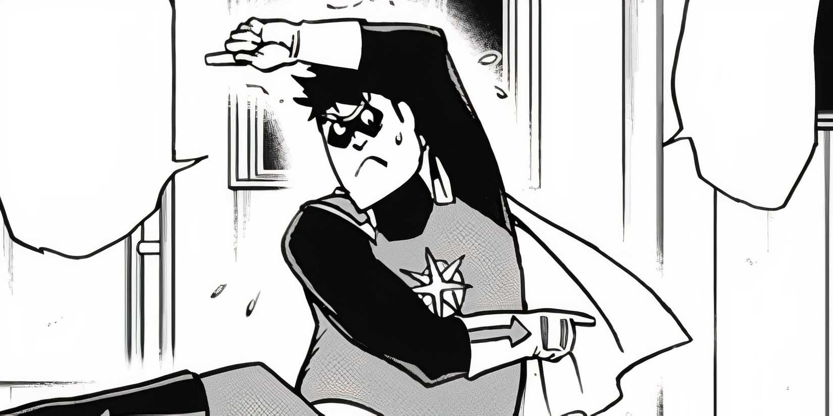 Compass Kid pointing in different directions