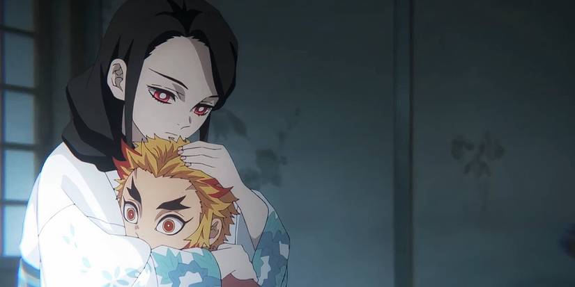 ruka and kyojuro rengoku demon slayer