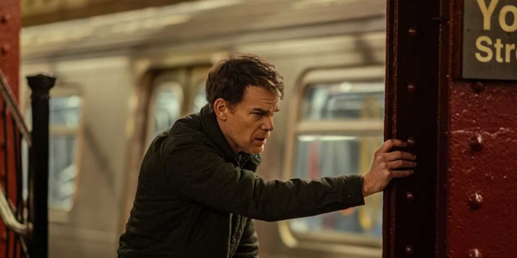 Dexter at the train station