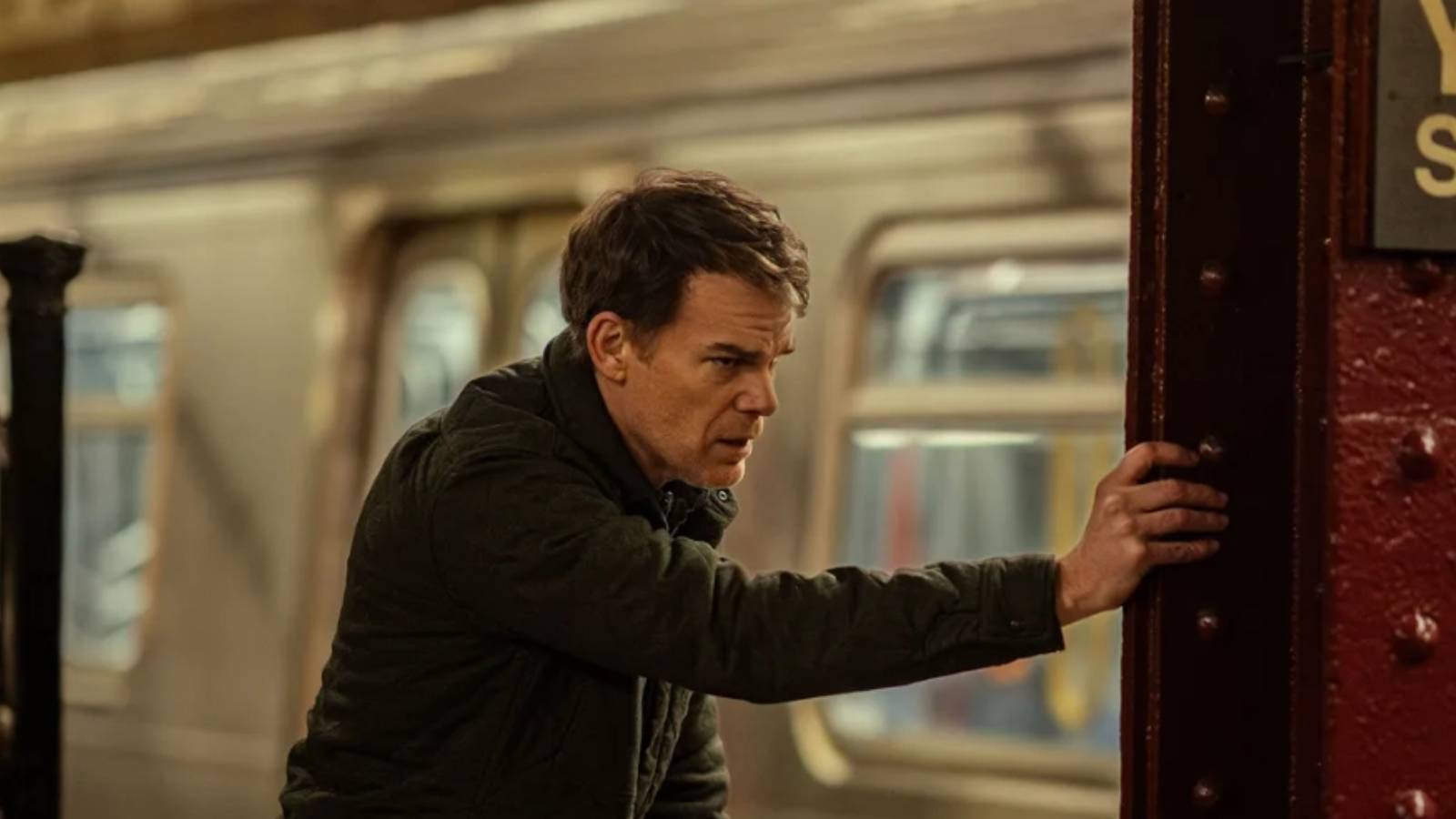 Dexter at the train station