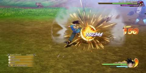 Goku in combat