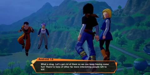 Gohan and trunks vs androids