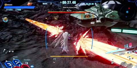 gundam in combat