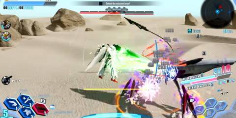 gundam in combat