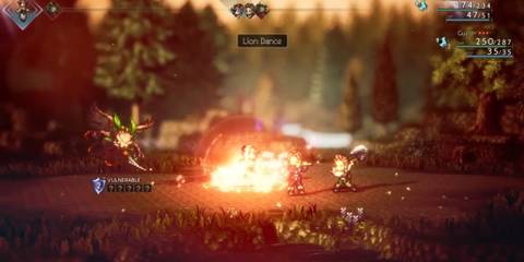 Octopath Traveler 2 gameplay