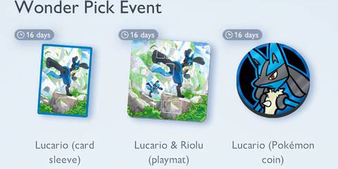 Pokemon TCG Pocket Wonder Pick Rewards Card April 2025