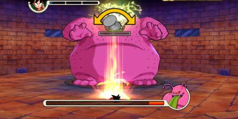 Goku in boss fight