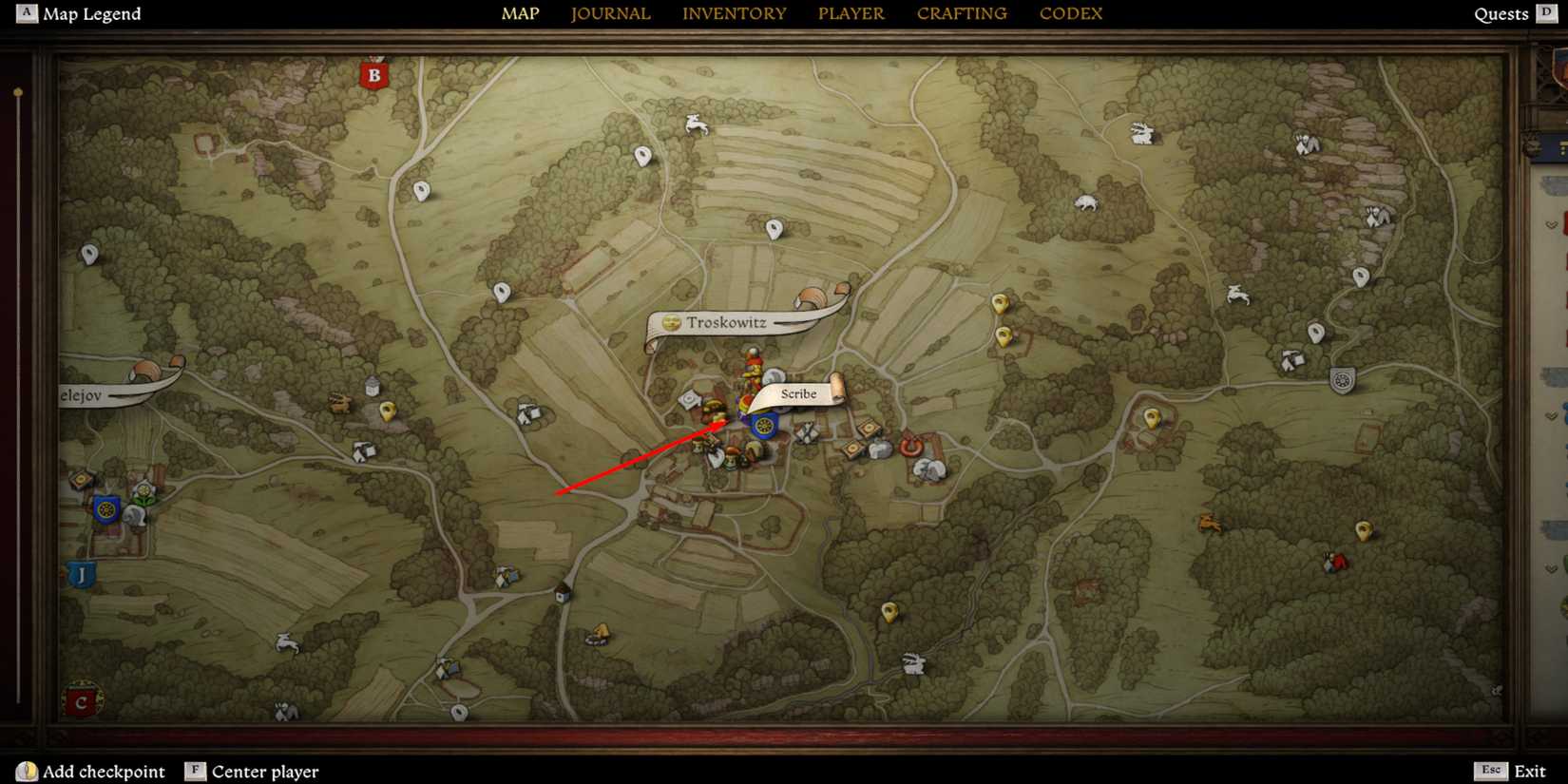 Scribe in Troskowitz in KCD2