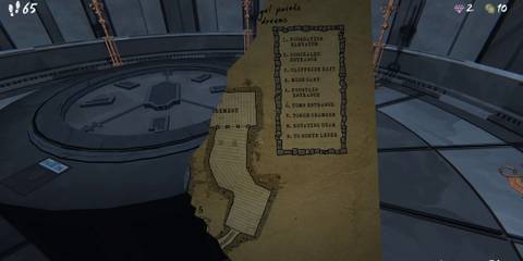 second underground map fragment in blue prince