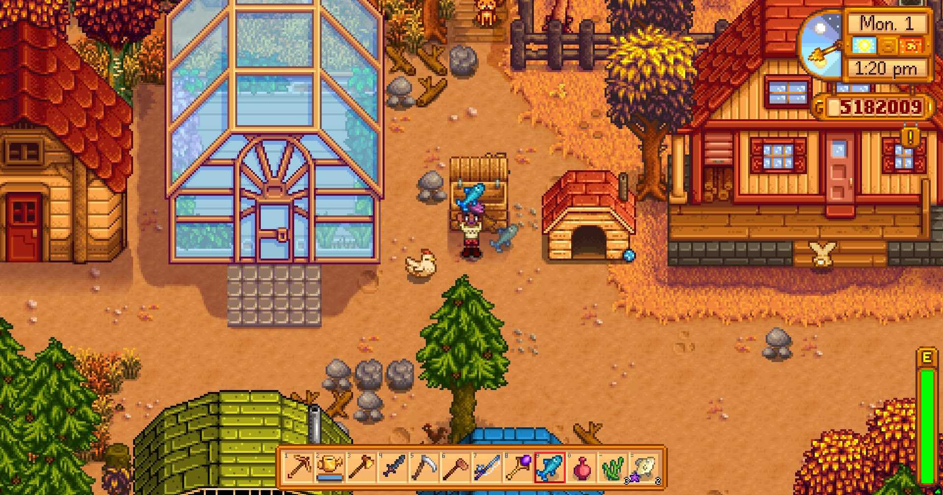 Selling Ice Pip in Stardew Valley