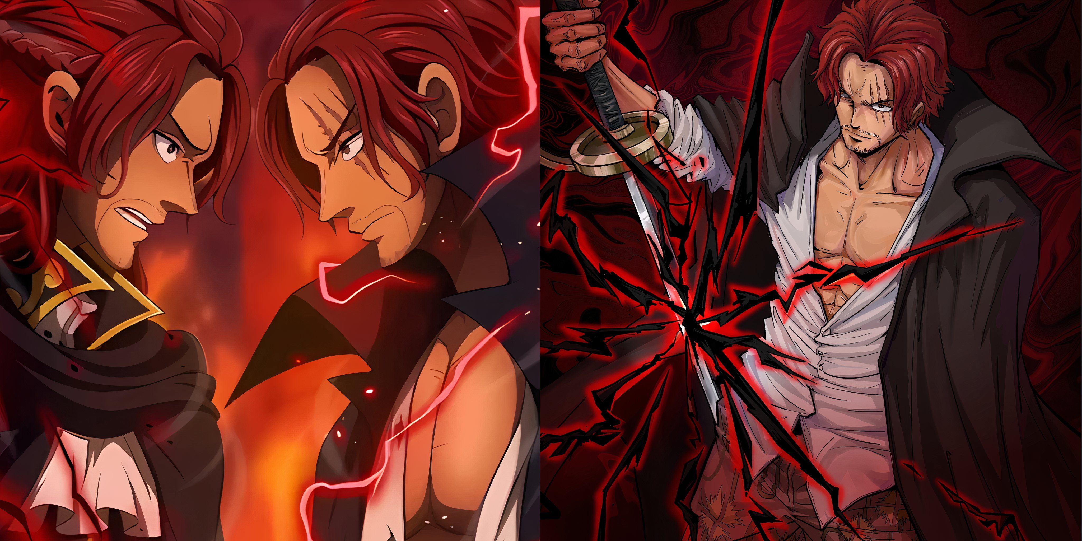 Shamrock Figarland Vs Shanks One Piece