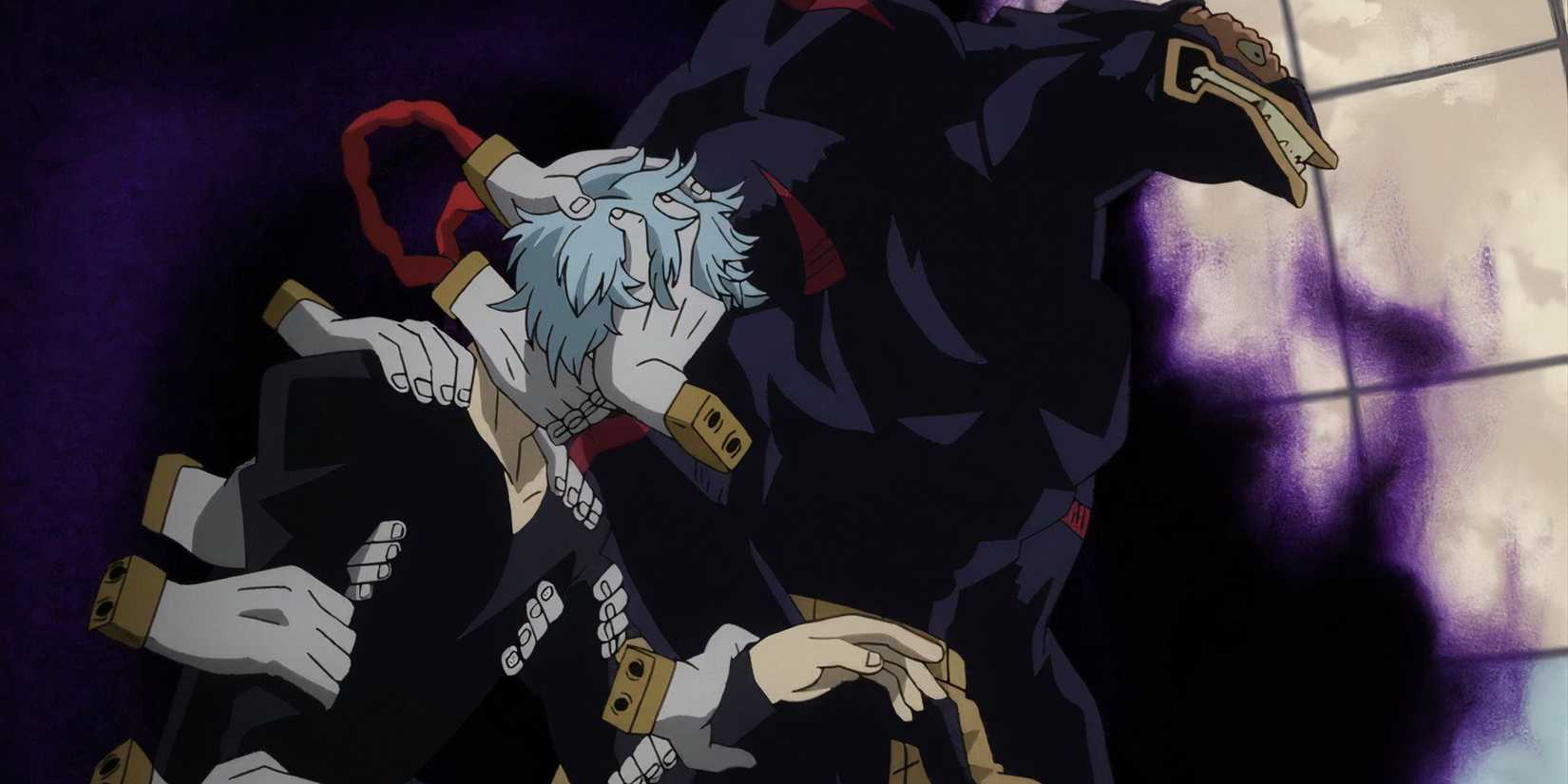 Shigaraki and Nomu in My Hero Academia