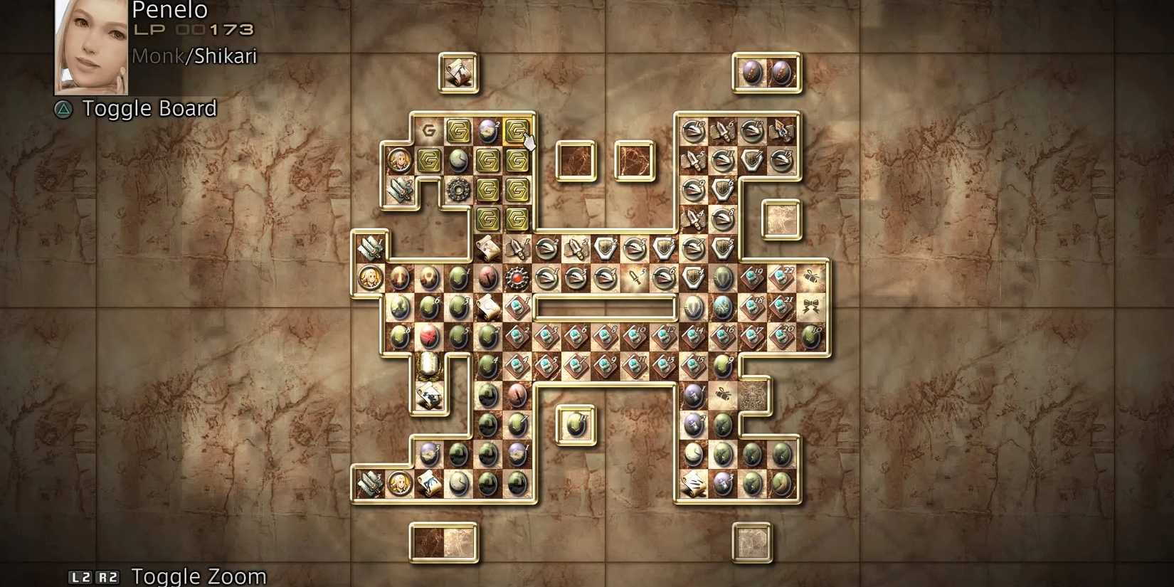 Shikari license board in Final Fantasy 12