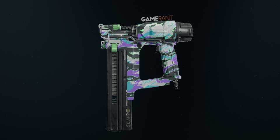 Shockstripe Nail Gun in Black Ops 6 and Warzone