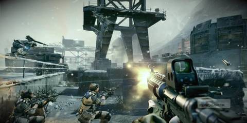 Shooting a gun in Killzone 3