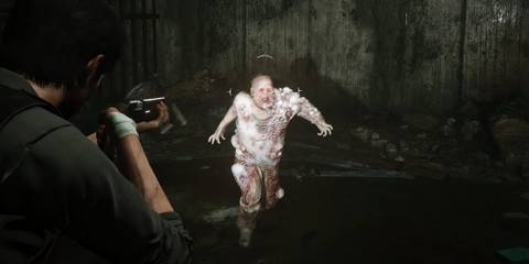 Shooting enemies in The Evil Within 2