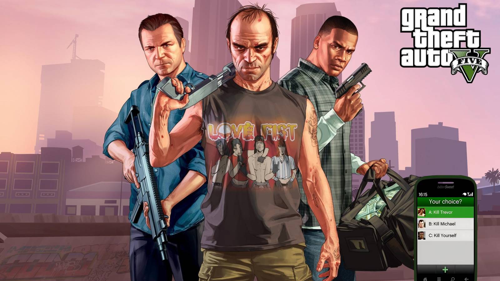 Should You Kill Micheal Trevor or Deathwish GTA 5 (1)