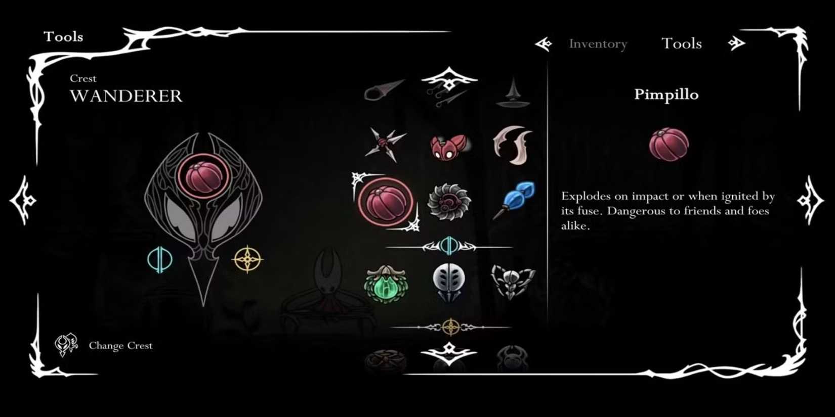 Tool and Crest System in Silksong