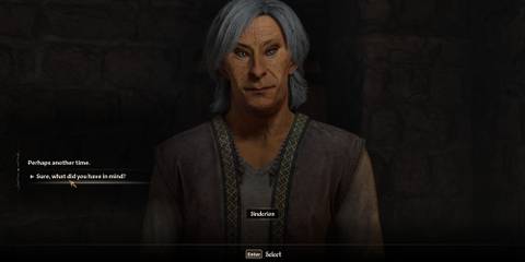 Sinderion will ask to find more Nirnroot in Seeking your Roots, Oblivion Remastered