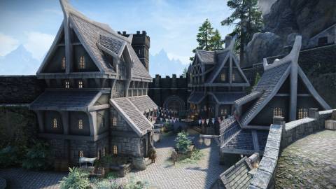 skyrim solitude town