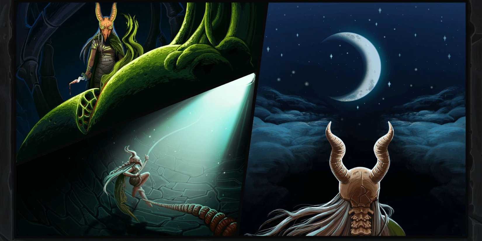 Silent ending comic panels when escaping the spire