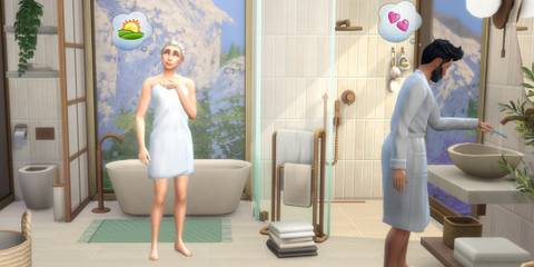 sleek bathroom promo the sims 4