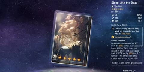 Sleep like the dead light cone 