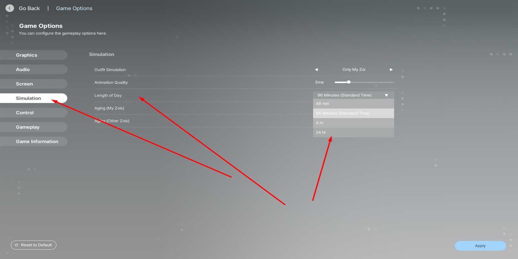 Slowing Aging in inZOI