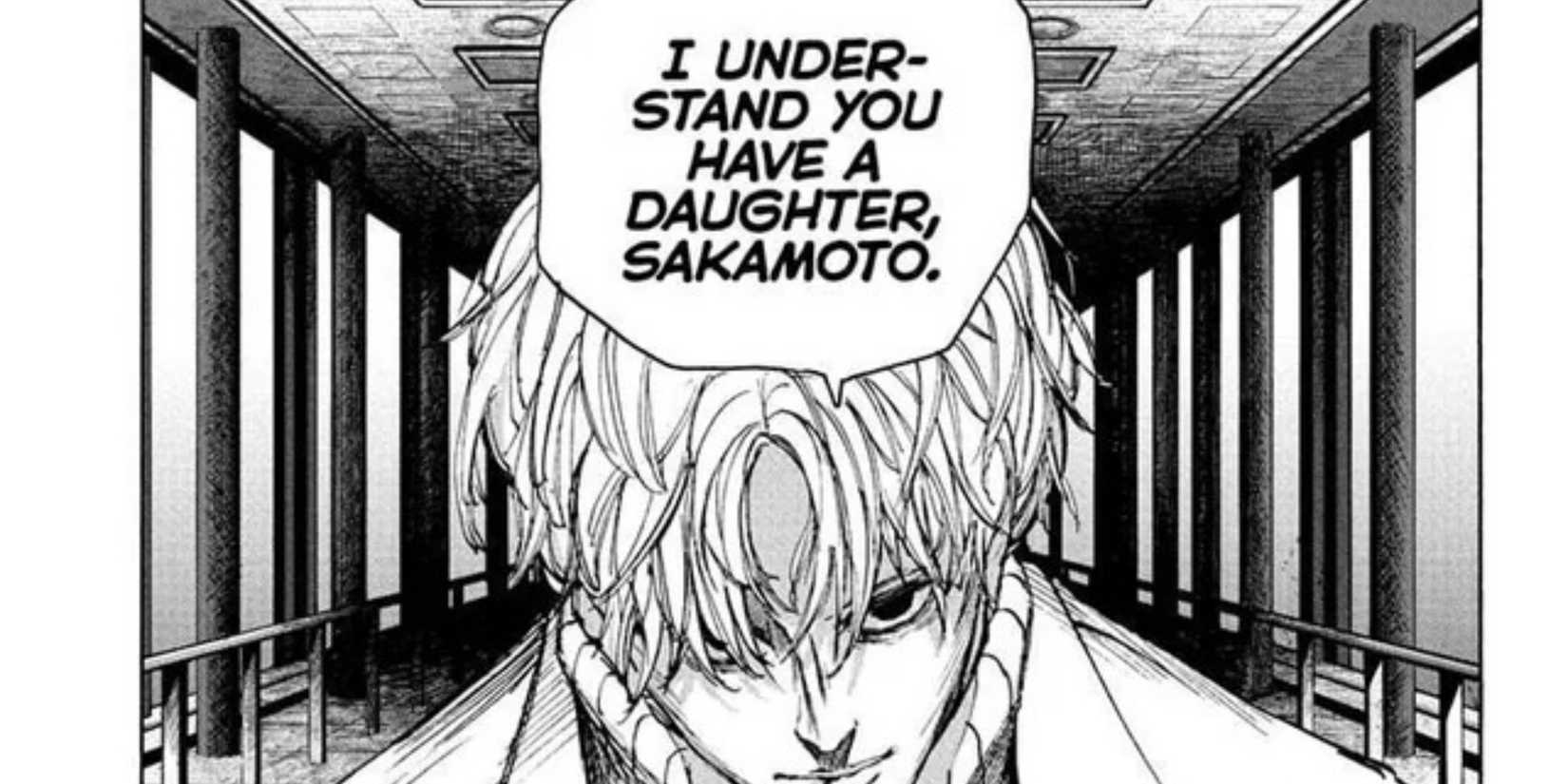 Slur X Threatens Sakamoto's Daughter in SAKAMOTO DAYS