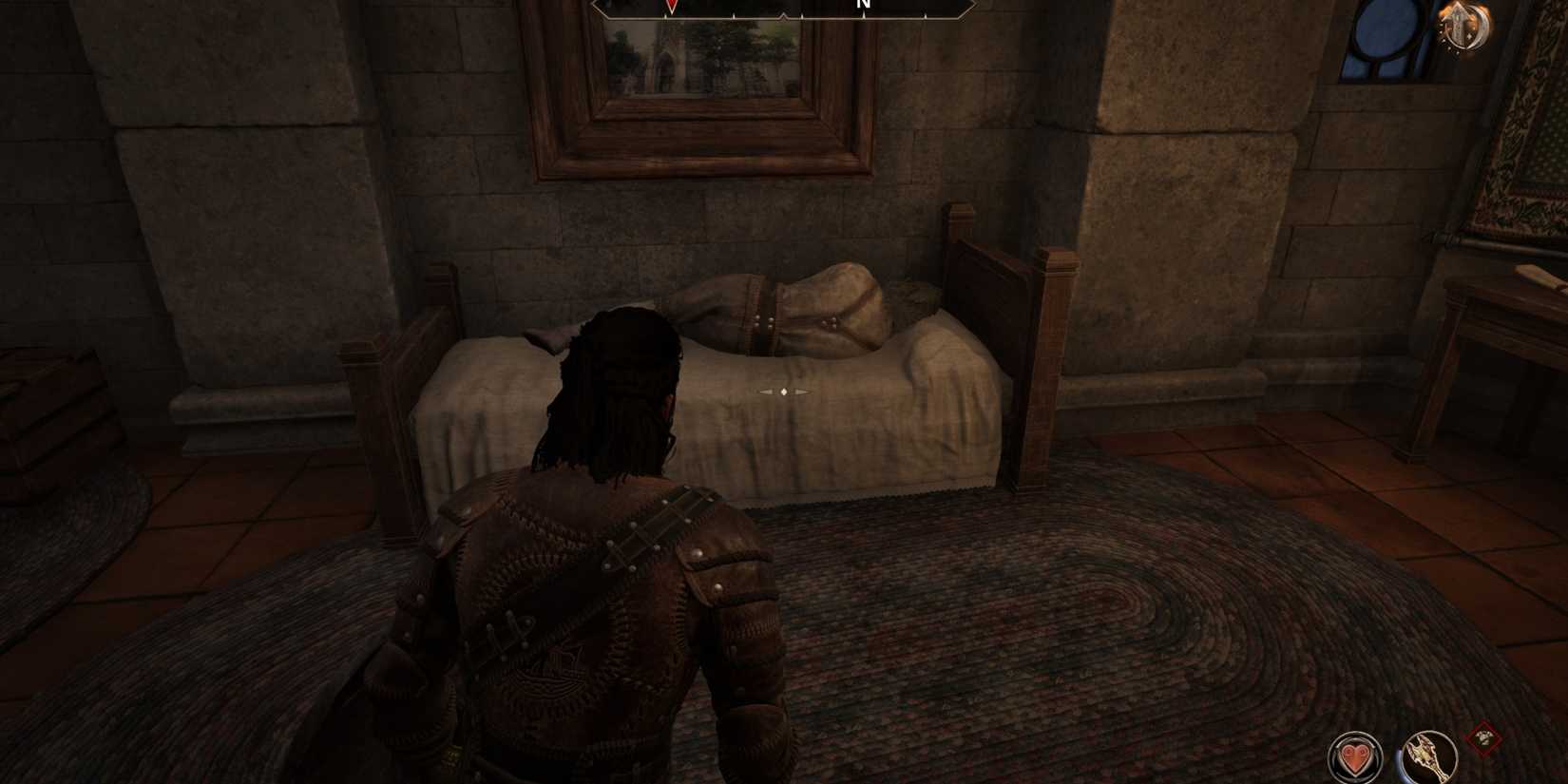 sneaking around a sleeping target