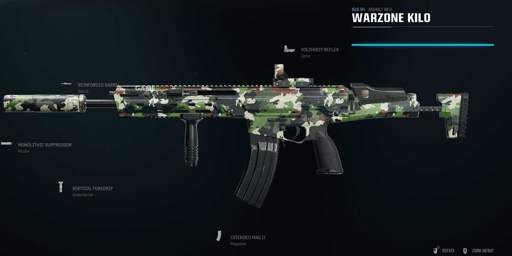 Sniper support Warzone Kilo 141 in Warzone