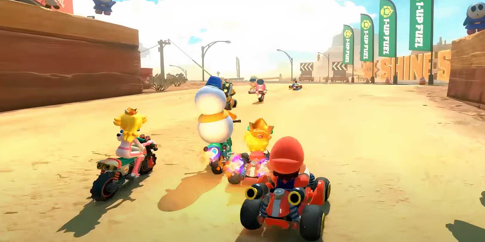 Snowman Mario Kart World