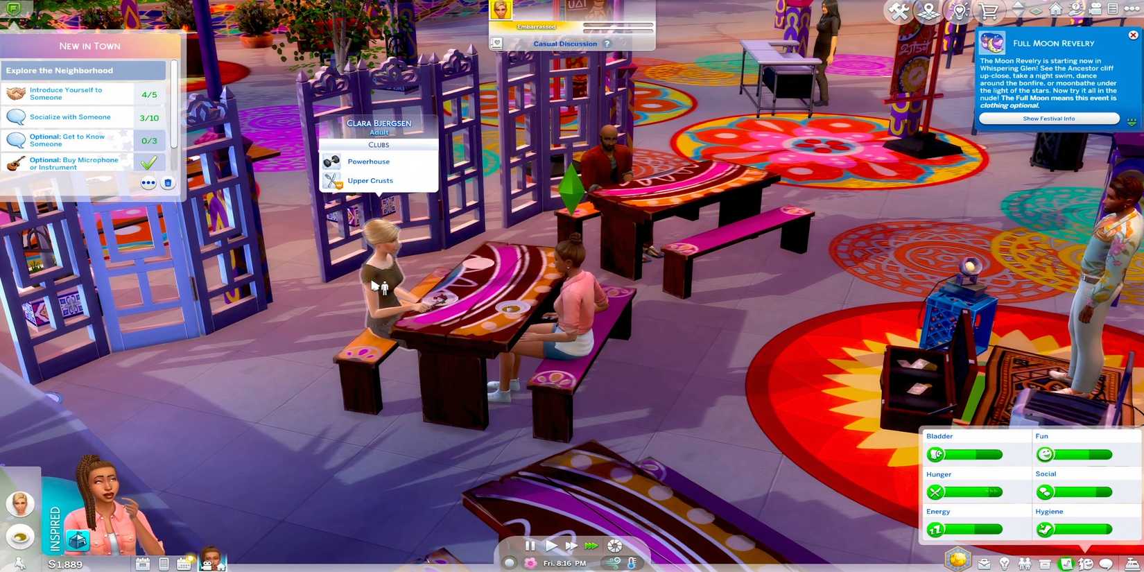 Socializing with People in the Sims 4