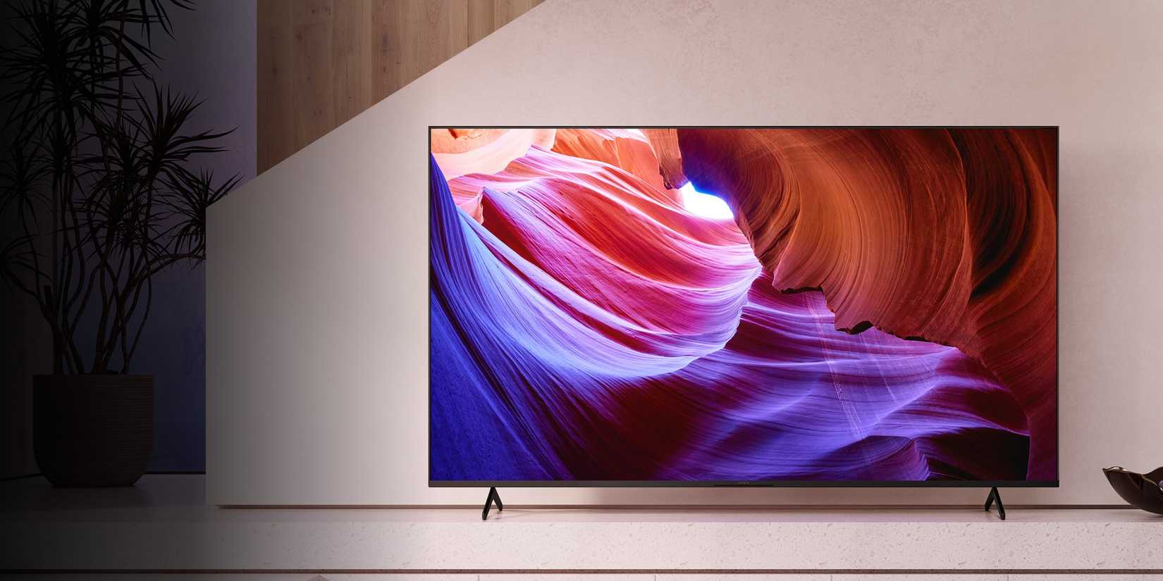 Sony X85K TV in a living room.