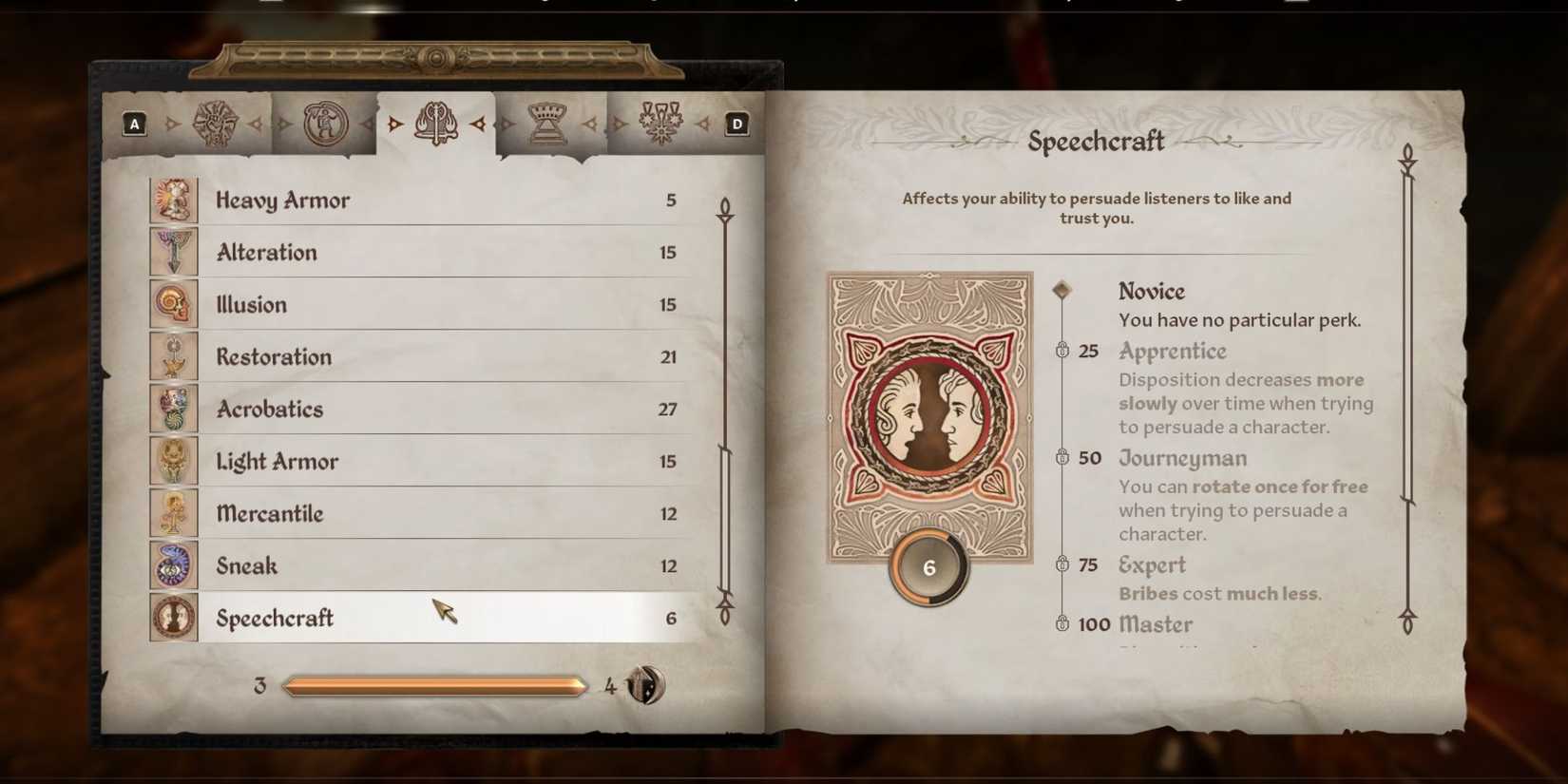 Speechcraft Skill The Elder Scrolls IV Oblivion Remastered