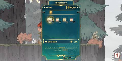 Spiritfarer buying onion seeds