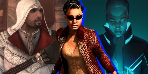 Split image of Assassin's Creed 2, Enter The Matrix, and Tron Identity