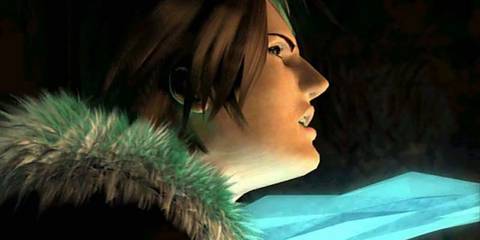 Squall impaled by an icicle in Final Fantasy 8 (2)