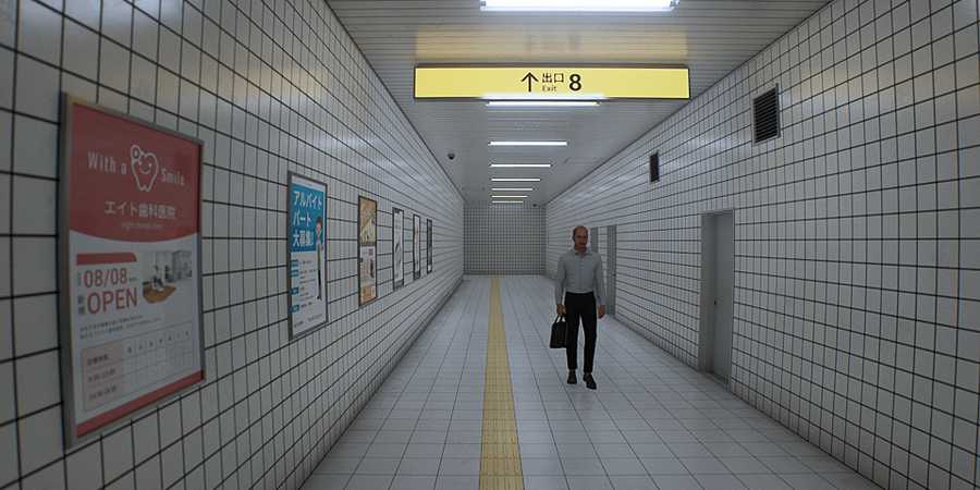 Screenshot dari gameplay The Exit 8 game